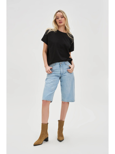 Moodo Дамски дънкови къси панталони Moodo