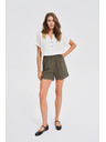 Moodo Дамски къси панталони Moodo - зелени