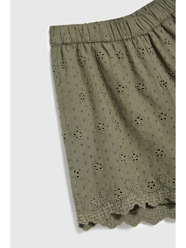 Moodo Дамски къси панталони Moodo - зелени