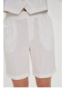Moodo Дамски къси панталони Moodo - бели