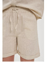 Moodo Дамски къси панталони Moodo - бежови