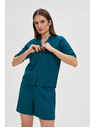 Moodo Дамски къси панталони Moodo - зелени