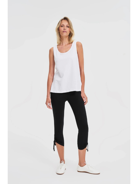 Moodo Черни дамски 3/4 клин с връзки