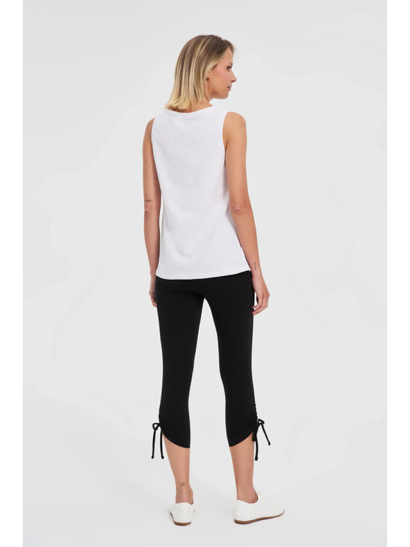 Moodo Черни дамски 3/4 клин с връзки