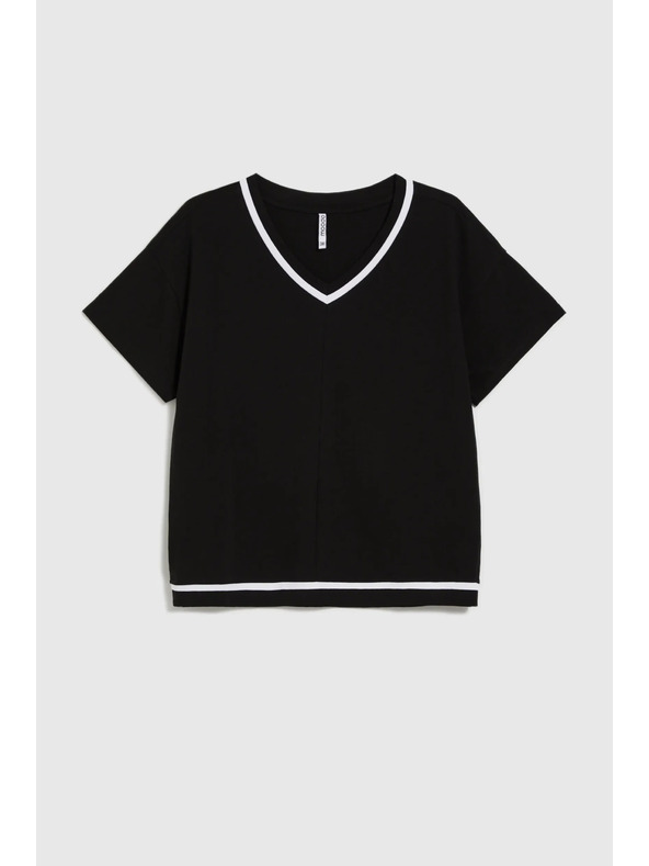 Moodo Дамска тениска Moodo – черна