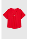 Moodo Червена свободна блуза
