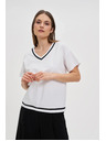 Moodo Дамска тениска Moodo – бяла