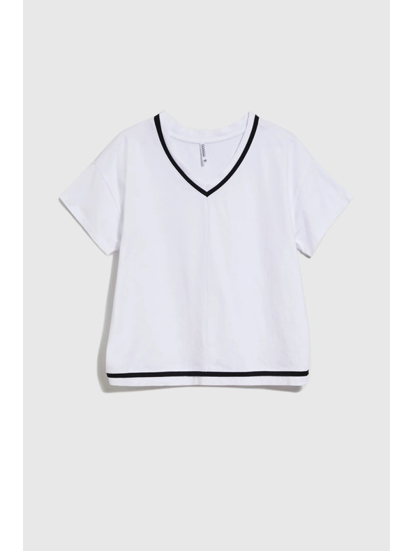 Moodo Дамска тениска Moodo – бяла