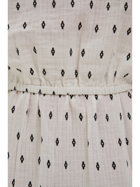 Moodo Бяла щампована блуза