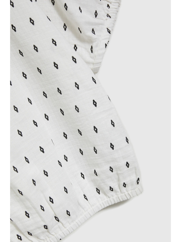 Moodo Бяла щампована блуза