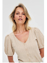 Moodo Дамска тениска Moodo – светлобежово