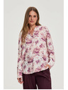 Moodo Розова флорална блуза Moodo