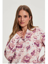 Moodo Розова флорална блуза Moodo