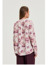 Moodo Розова флорална блуза Moodo