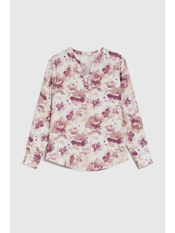 Moodo Розова флорална блуза Moodo