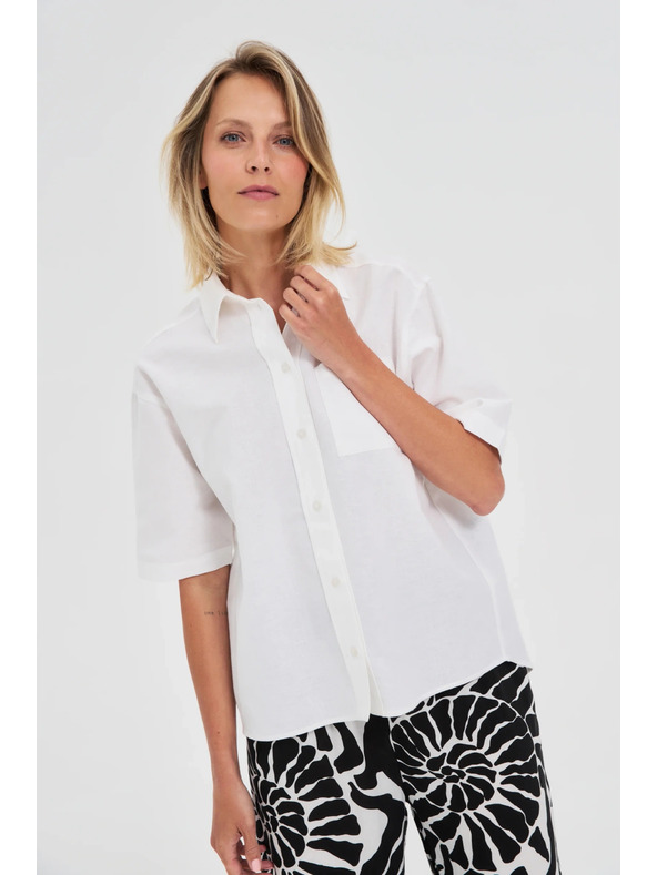 Moodo Дамска бяла риза