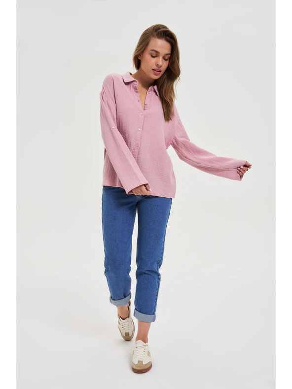 Moodo Пудрово розова риза Moodo