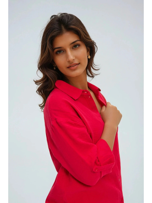 Moodo Червена дамска риза