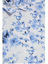 Moodo Светлосиня цветна риза Moodo