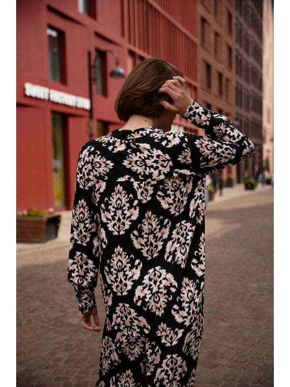 Moodo Дамска риза Moodo – черна