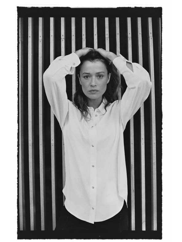 Moodo Бяла дамска блуза Moodo