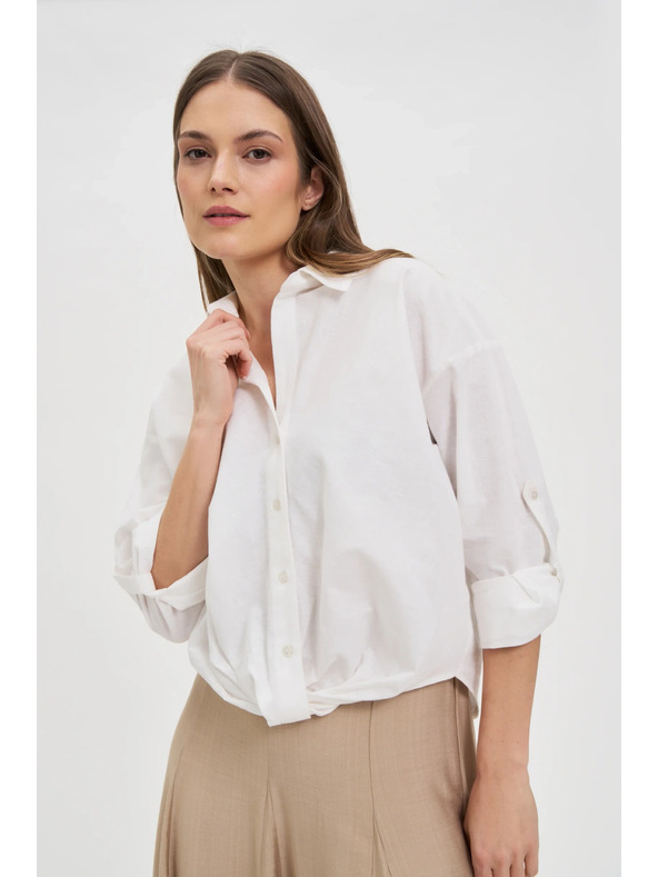 Moodo Бяла дамска риза