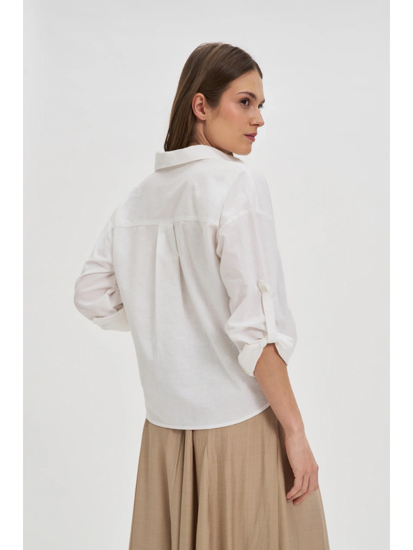 Moodo Бяла дамска риза