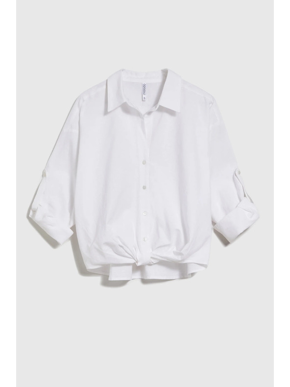 Moodo Бяла дамска риза