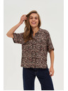 Moodo Дамска леопардова риза Moodo