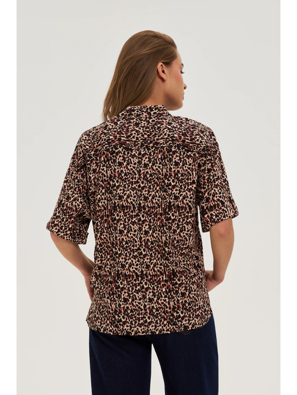 Moodo Дамска леопардова риза Moodo