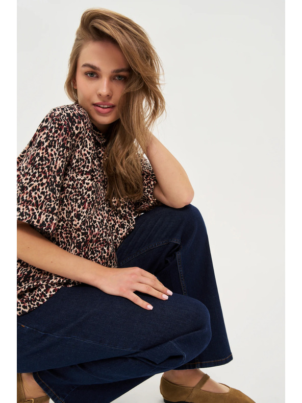 Moodo Дамска леопардова риза Moodo
