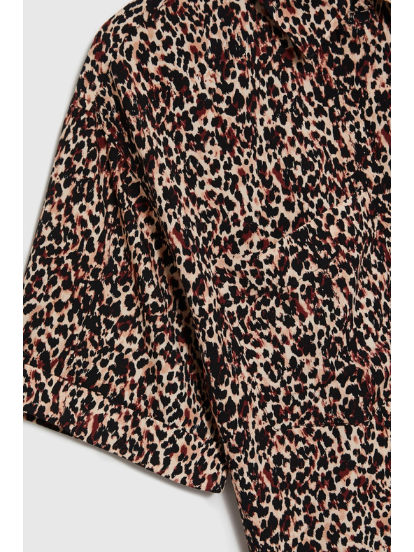 Moodo Дамска леопардова риза Moodo