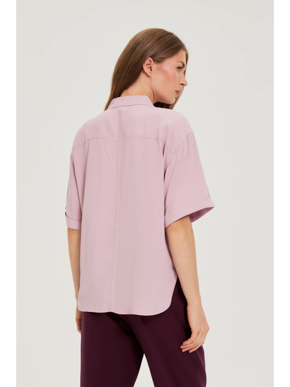 Moodo Дамска риза Moodo – светлорозова