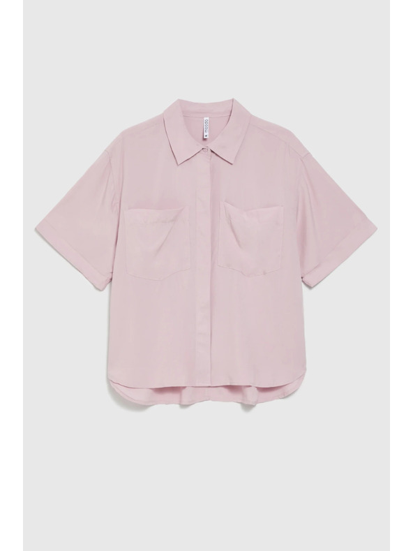 Moodo Дамска риза Moodo – светлорозова