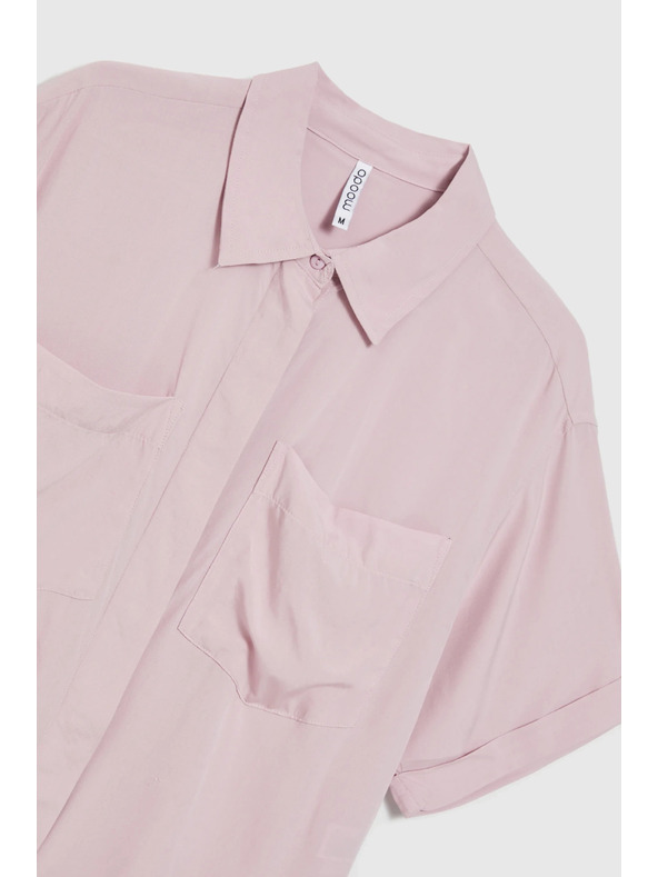 Moodo Дамска риза Moodo – светлорозова