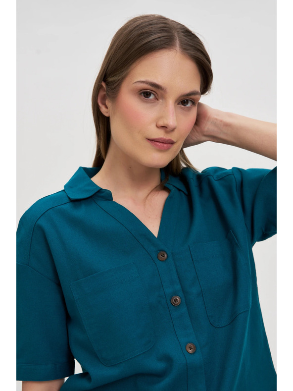 Moodo Дамски топ Moodo - зелен