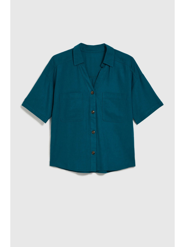 Moodo Дамски топ Moodo - зелен