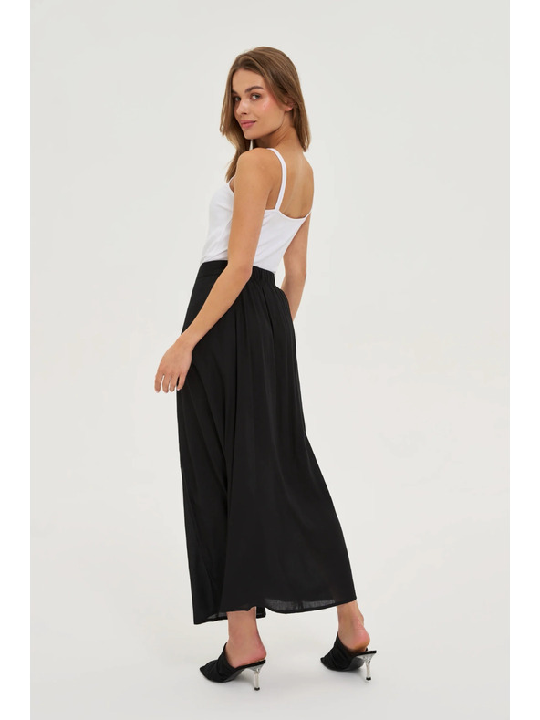 Moodo Дамска дълга пола Moodo - черна