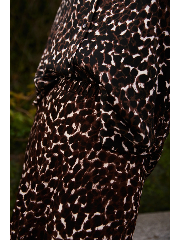 Moodo Дамска пола Moodo - кафява