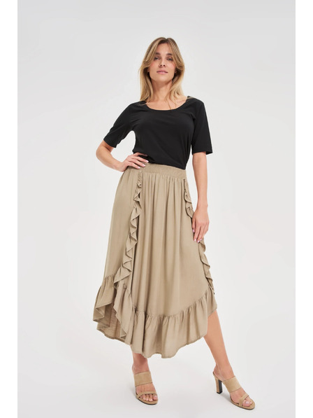 Moodo Дамска пола Moodo - зелена