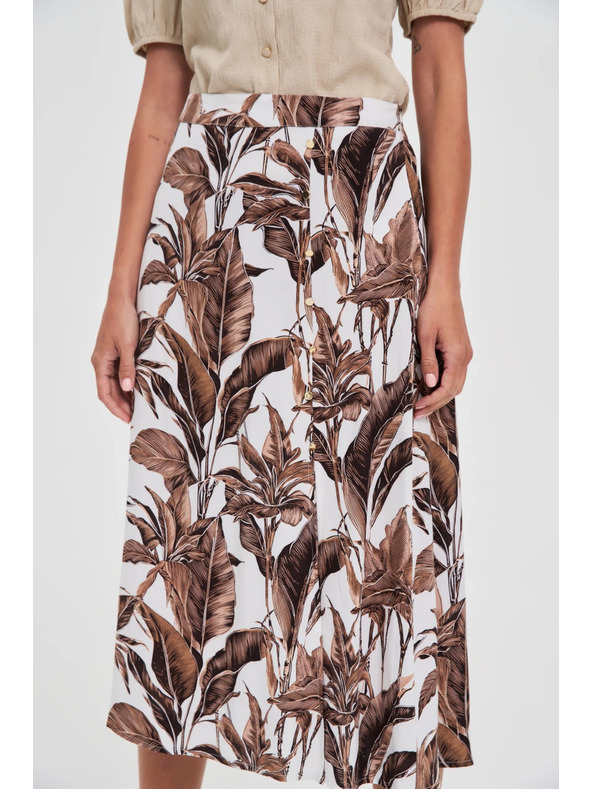 Moodo Дамска пола Moodo - кафява