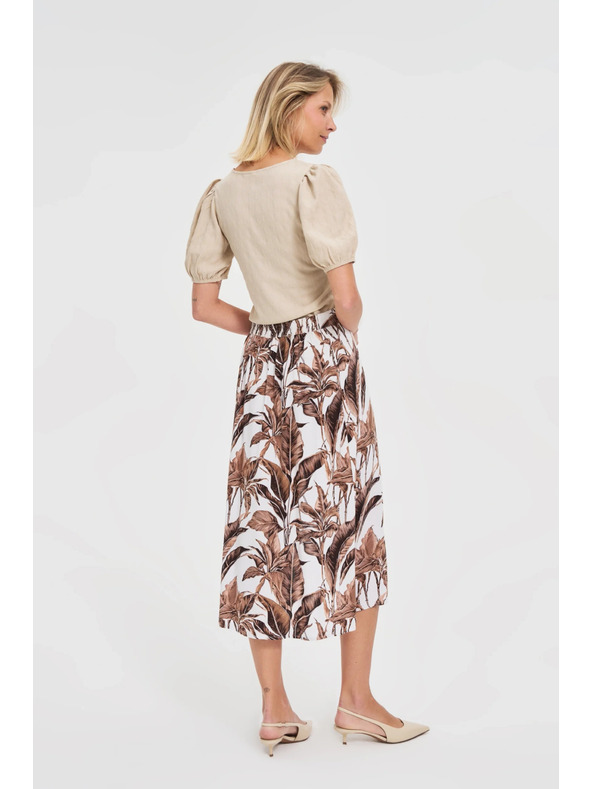 Moodo Дамска пола Moodo - кафява