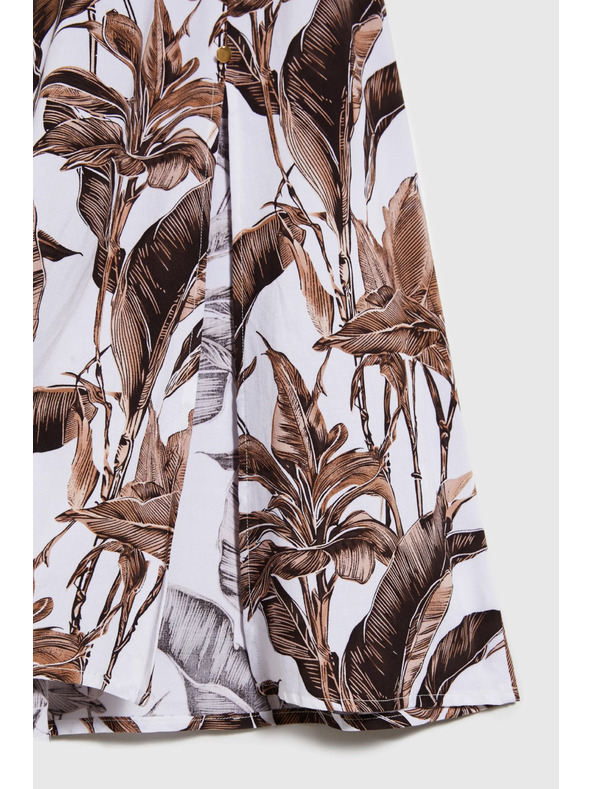 Moodo Дамска пола Moodo - кафява