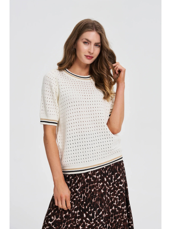 Moodo Дамски суитшърт Moodo - бял цвят