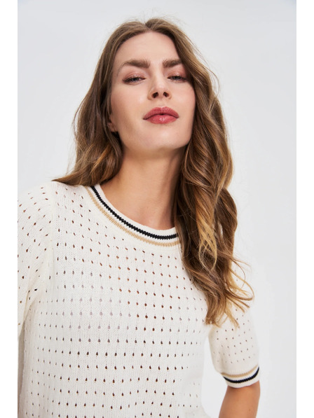 Moodo Дамски суитшърт Moodo - бял цвят