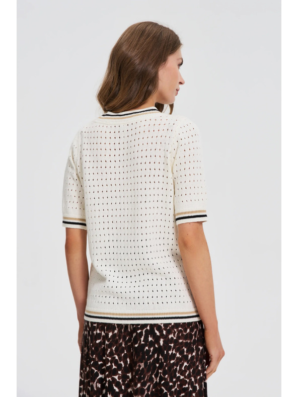 Moodo Дамски суитшърт Moodo - бял цвят