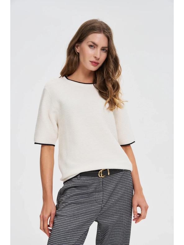 Moodo Дамски суитшърт Moodo - бял цвят