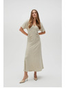 Moodo Дамски рокли Moodo - бежови
