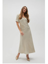 Moodo Дамски рокли Moodo - бежови