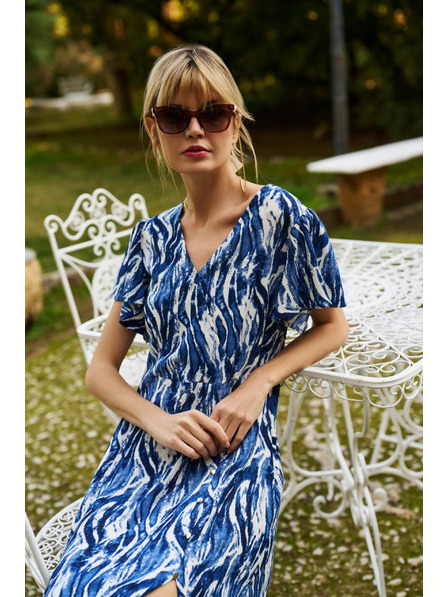 Moodo Дамска шарена рокля Moodo